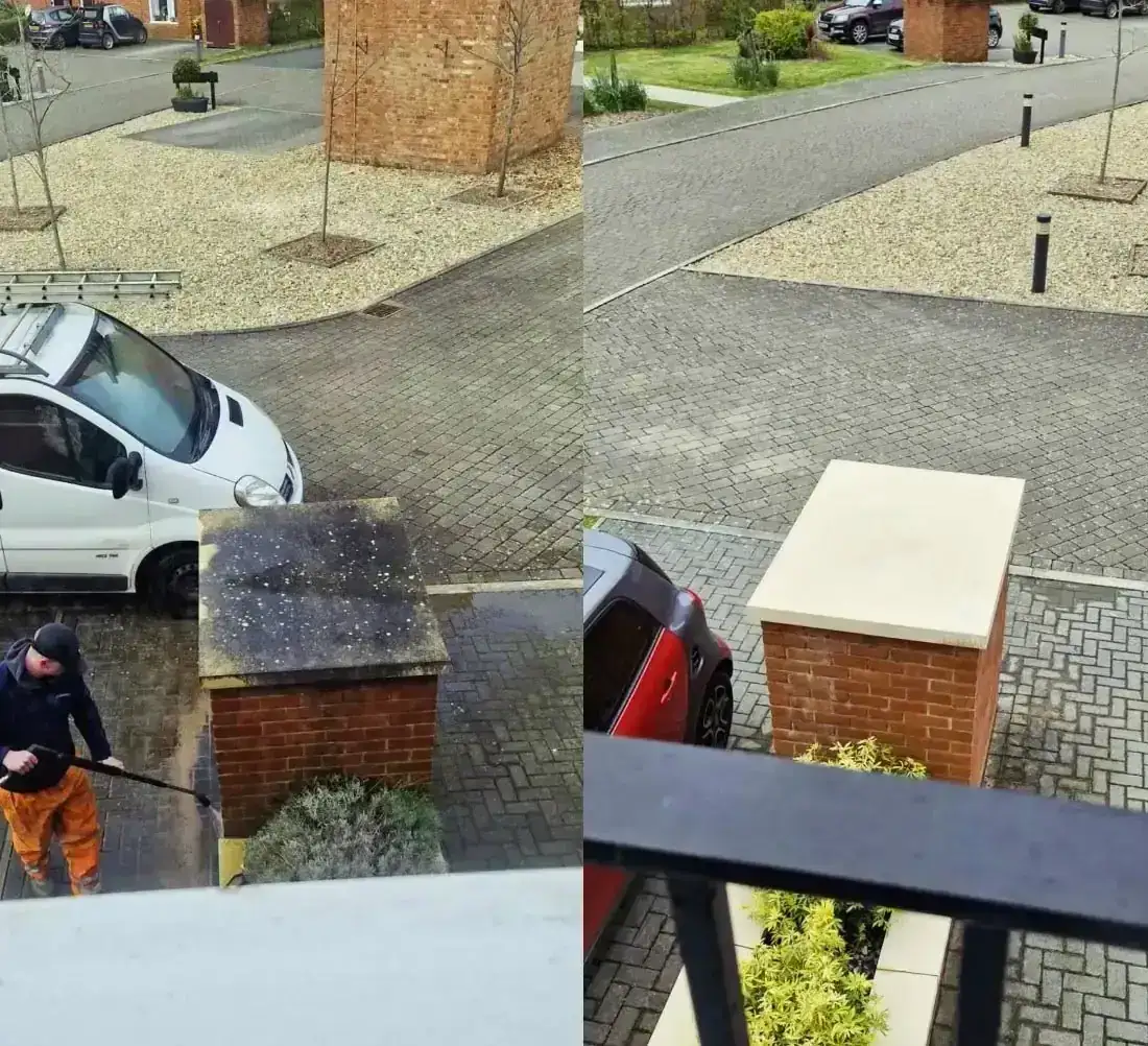 Coping stone cleaning